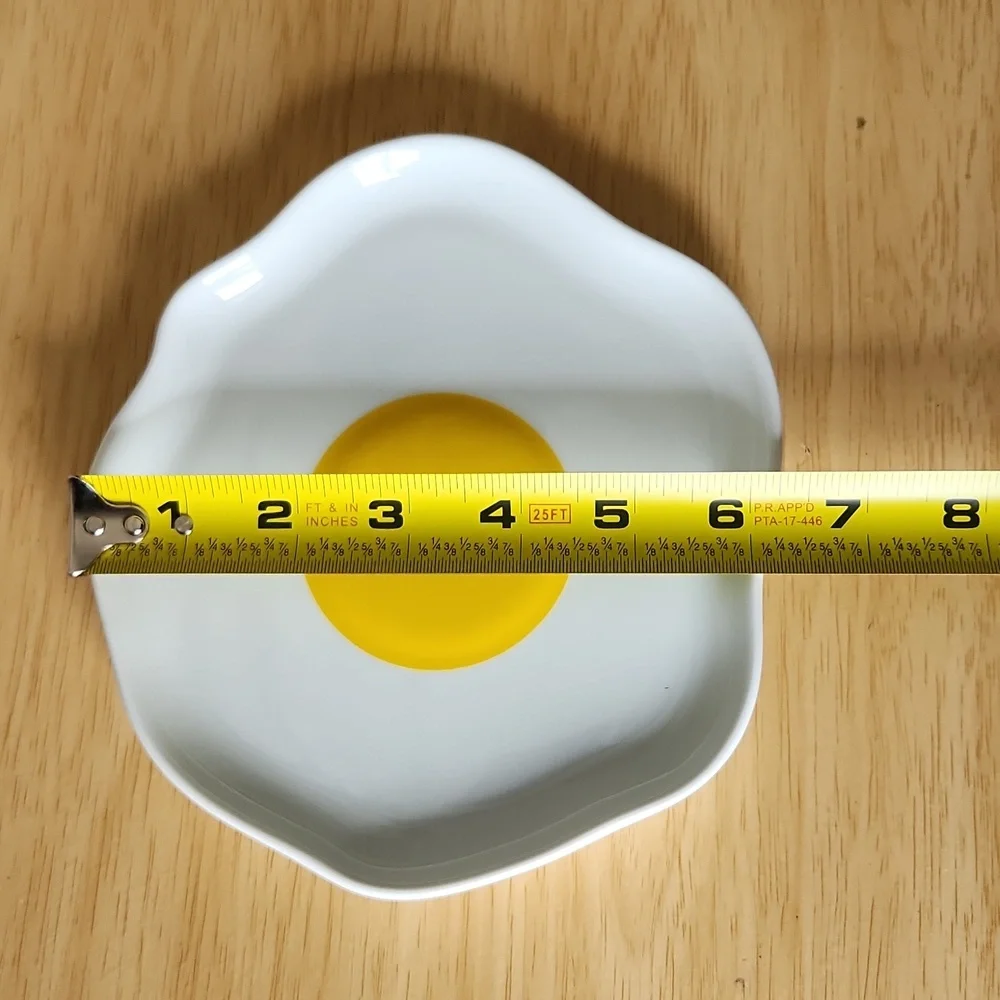 Crate & Barrel Egg Plates Set of Two